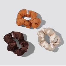 Load image into Gallery viewer, Kitsch Recycled Fabric Cloud Scrunchies - 3pc set - Sedona