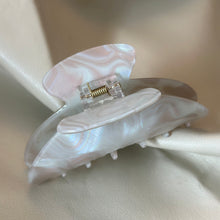 Load image into Gallery viewer, Grey Marble Large Hair Claw
