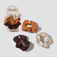 Load image into Gallery viewer, Kitsch Recycled Fabric Cloud Scrunchies - 3pc set - Sedona
