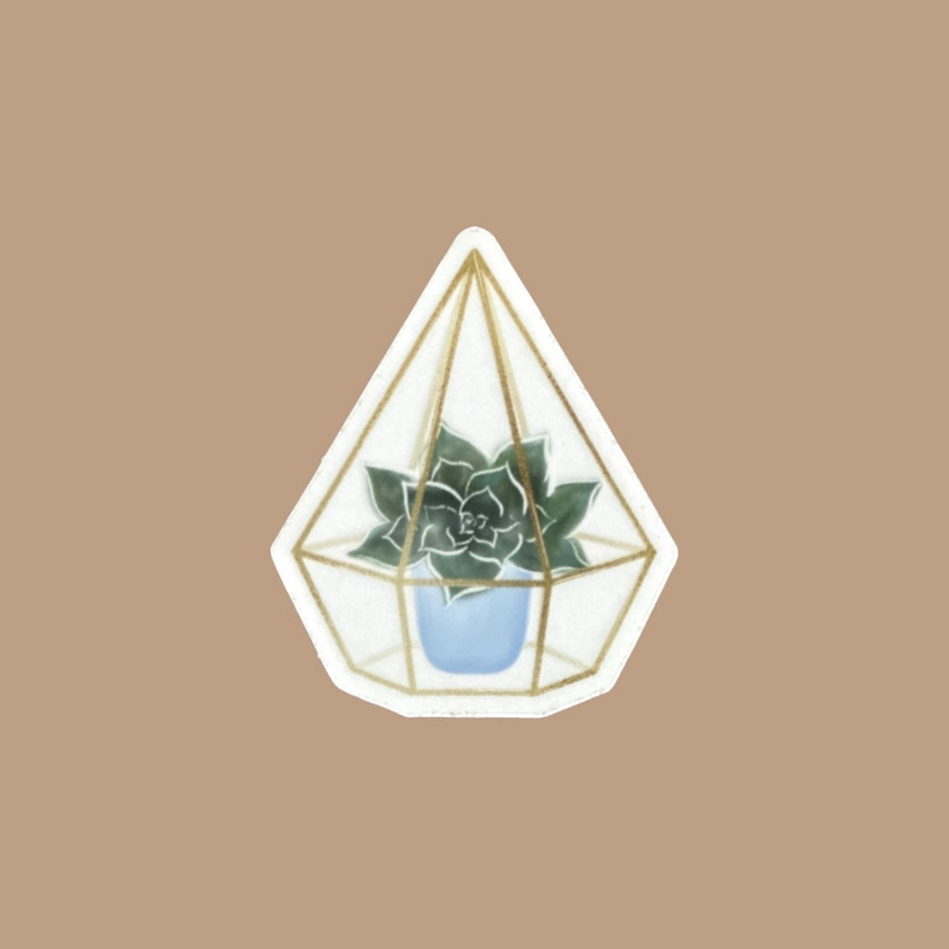 Glass Succulent Sticker