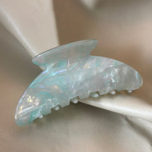 Load image into Gallery viewer, Light Green Marble Large Hair Claw
