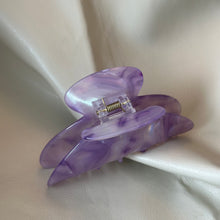 Load image into Gallery viewer, Purple Marble Large Hair Claw
