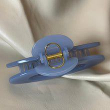 Load image into Gallery viewer, Powder Blue Oval Large Hair Claw
