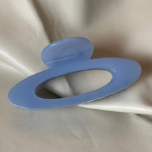 Load image into Gallery viewer, Powder Blue Oval Large Hair Claw
