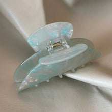 Load image into Gallery viewer, Light Green Marble Large Hair Claw

