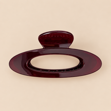 Load image into Gallery viewer, Wine Oval Large Hair Claw
