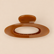 Load image into Gallery viewer, Orange Oval Large Hair Claw
