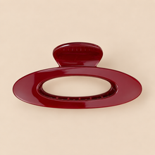 Load image into Gallery viewer, Red Oval Large Hair Claw
