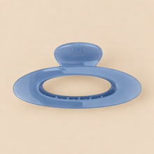 Load image into Gallery viewer, Powder Blue Oval Large Hair Claw

