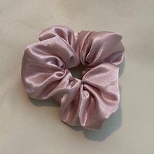 Load image into Gallery viewer, Silky Blush Pink Fluffy Hair Tie
