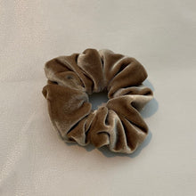 Load image into Gallery viewer, Velvety Olive Green Fluffy Hair Tie
